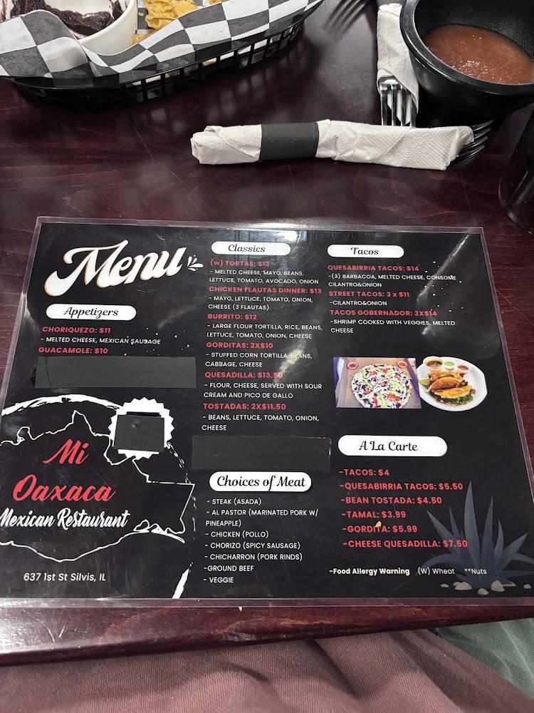 MI Oaxaca Menu image 3